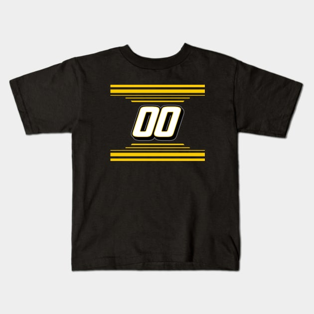 Cole Custer #00 2024 NASCAR Design Kids T-Shirt by AR Designs 